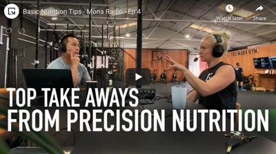 Mona Radio Ep 4- Precision Nutrition