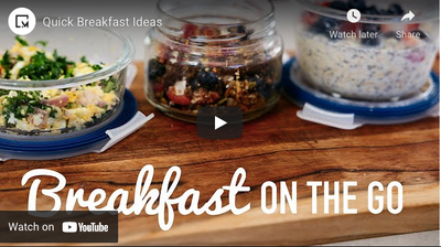 3 Breakfast Ideas In Under 5 Minutes